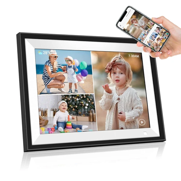 10 1 inch Digital Photo Frame WiFi  Digital Pictur awhd ca b0br5cv1bk 1