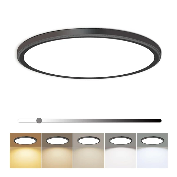 12 Inch LED Flush Mount Ceiling Light Fixture 28W  awhd ca b0d9m1yk38 1