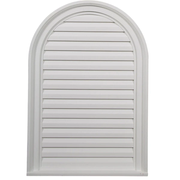 22 W x 28 H Cathedral Urethane Gable Vent Louver   awhd ca b00mihiwv2 1
