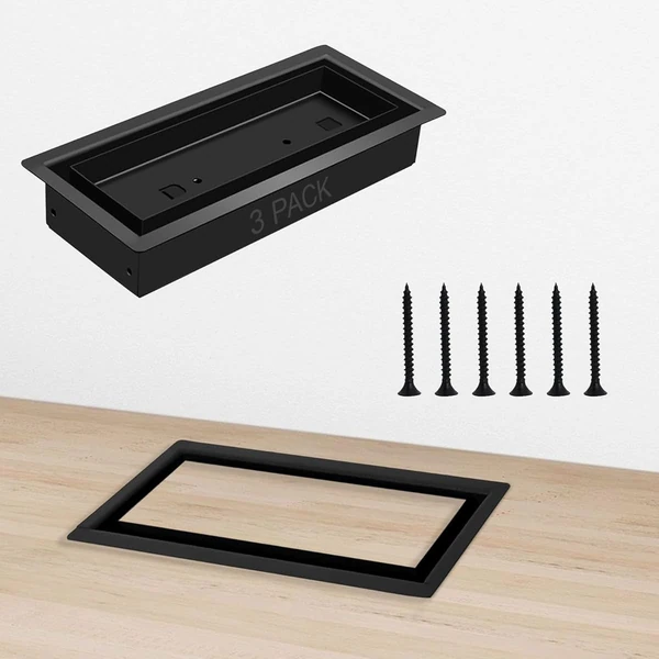 3 Pack 4  x 10  Flush Mount Floor Register  Flush  awhd ca b0f626n7bg 1