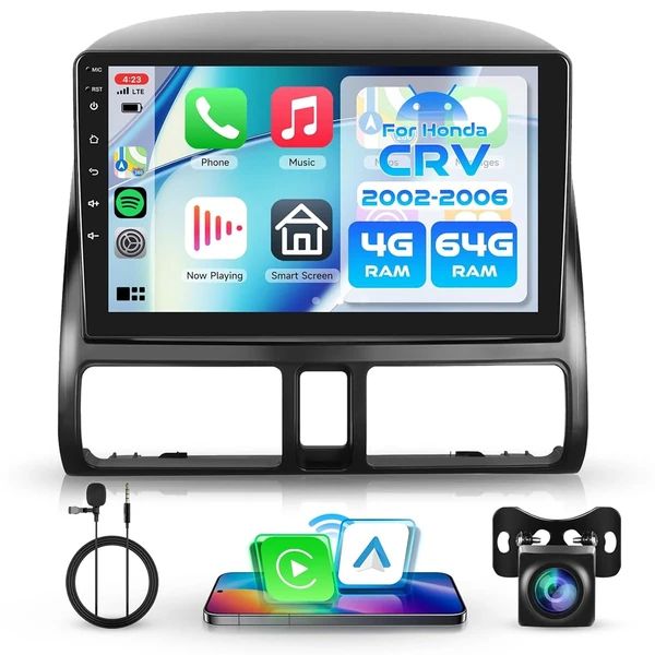 4 64G Android Car Radio Stereo for Honda CRV 2002  awhd ca b0f42nx33c 1