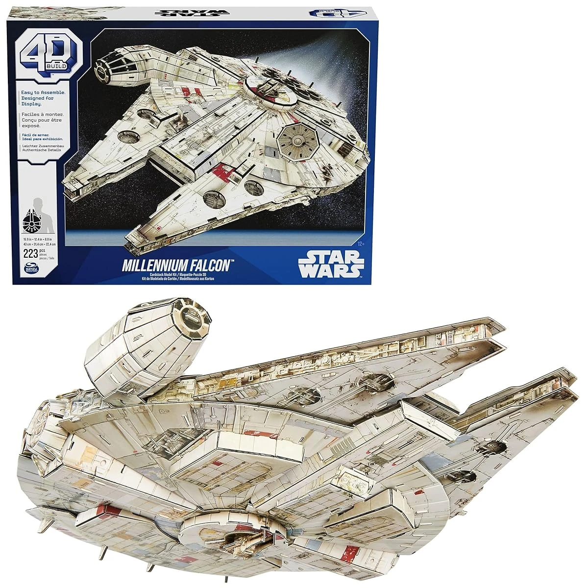 4D Build Star Wars Millennium Falcon 3D Model Kit awhd ca b0c2dbb9v8 1