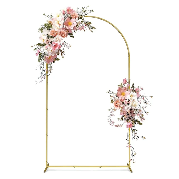7 2 FT Wedding Arch Backdrop Stand Metal Wedding A awhd ca b0dd7j6bdm 1