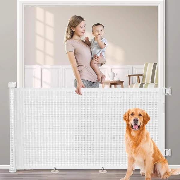 71 inch Retractable Baby Gates  EZIGO Extra Wide B awhd ca b0dwx2qkgx 1