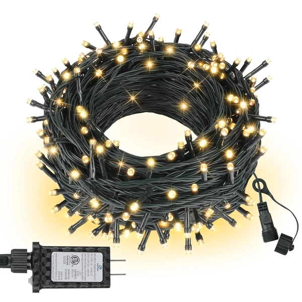 99FT 300 LED Christmas Lights with 8 Modes Waterpr awhd ca b0fm826ltv 1