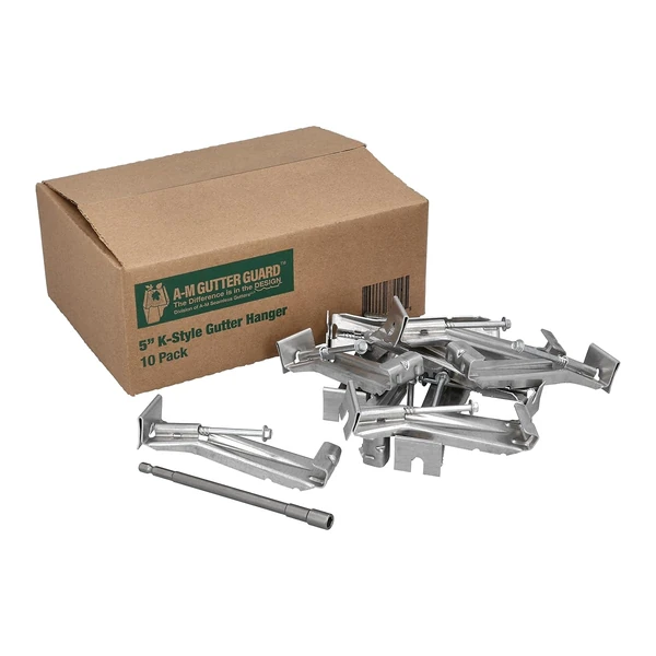 A M Gutter Guard   5  K Style Gutter Hangers  10 P awhd ca b0cdzjv19c 1