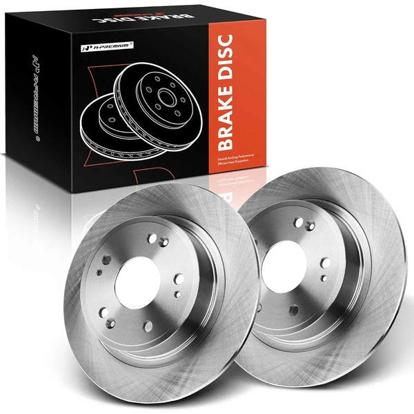 A Premium 11 10 inch  282mm  Rear Solid Disc Brake awhd ca b0b6pk9vrb 1