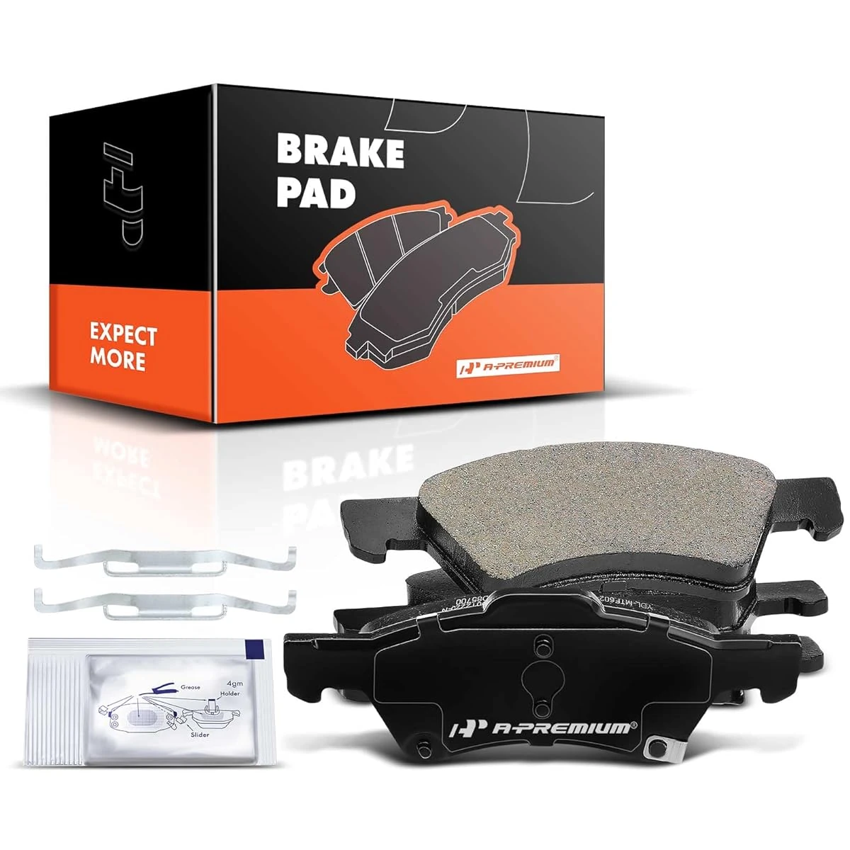 A Premium Front Ceramic Disc Brake Pads Set Compat awhd ca b0b2wwl4vb 1