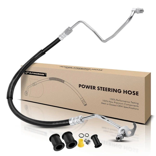 A Premium Power Steering Hose Pressure Line Hose A awhd ca b0b77ndcm8 1