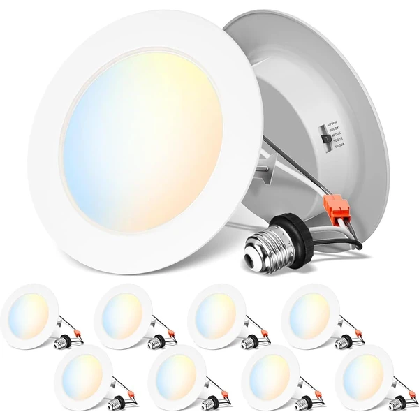 ANWIO 4 Inch 5CCT LED Recessed Lighting  7W 700LM  awhd ca b0dlvrscs2 1