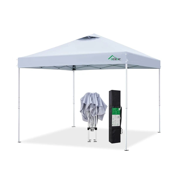Acepic 8x8 Pop Up Canopy Tent  300D Silver Coating awhd ca b0cp7w2559 1