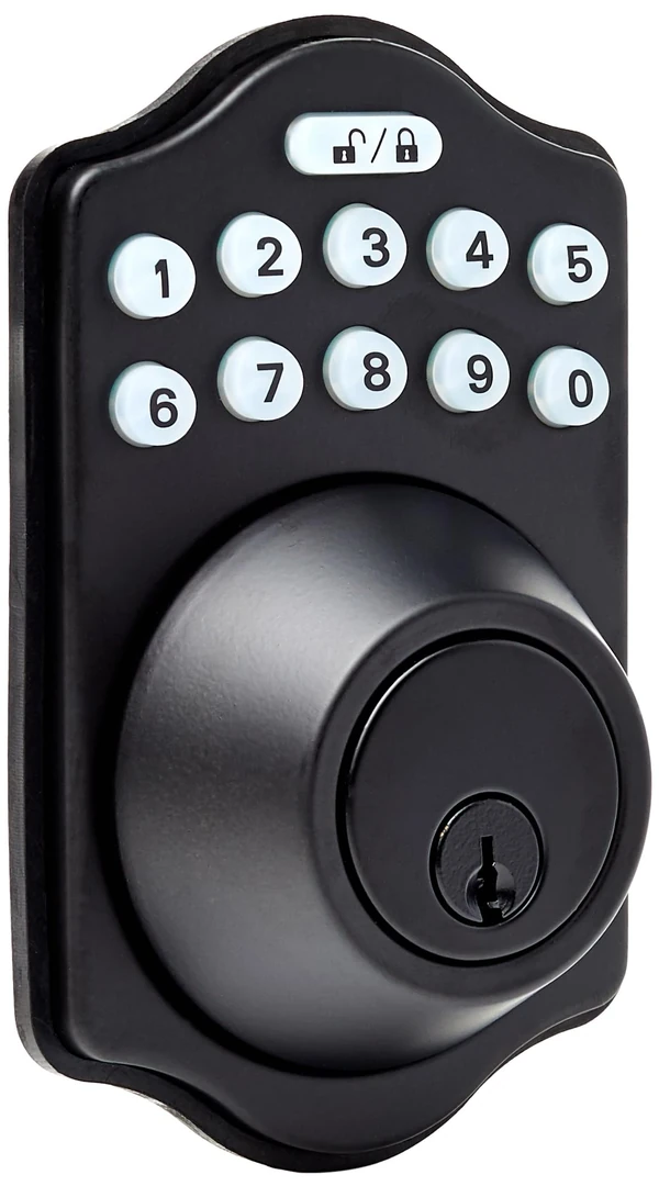 Amazon Basics Electronic Keypad Deadbolt Door Lock awhd ca b07j4vlvpf 1