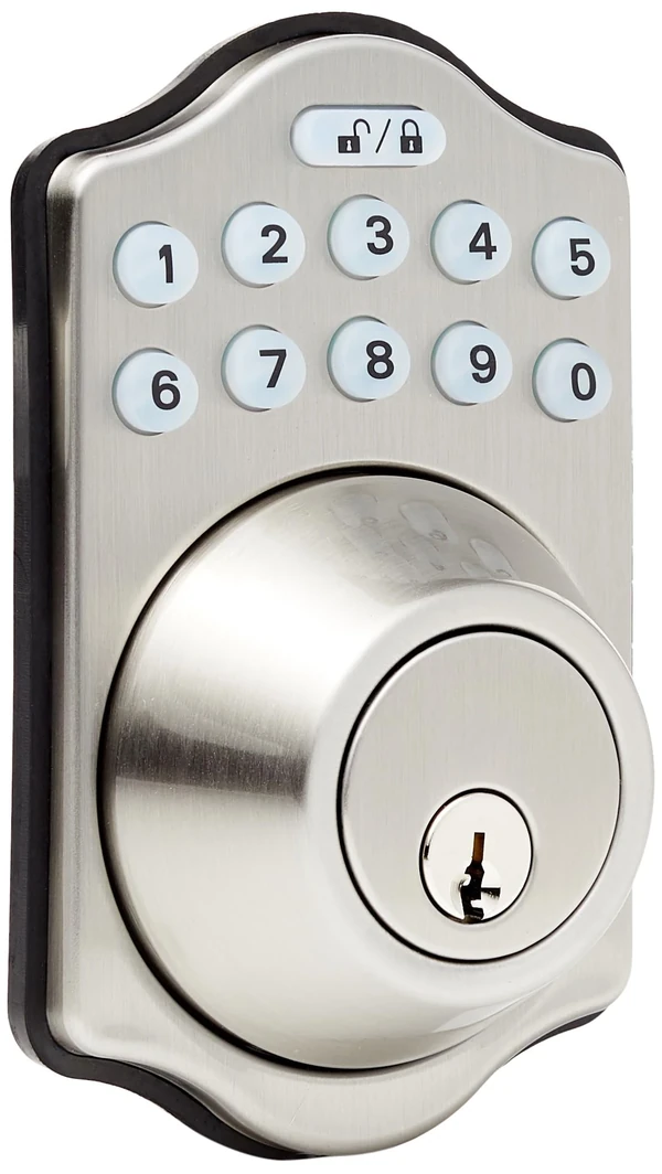 Amazon Basics Electronic Keypad Deadbolt Door Lock awhd ca b07j4vqcmf 1
