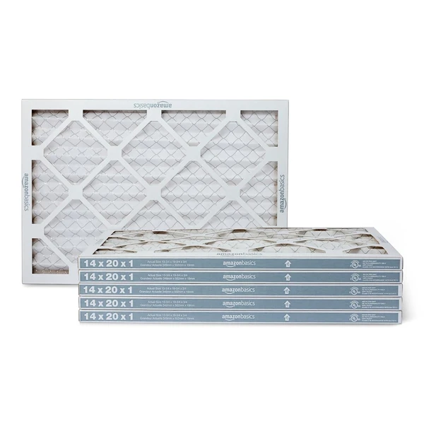 Amazon Basics Merv 5 AC Furnace Air Filter 14x20x1 awhd ca b0dqp7dv7k 1
