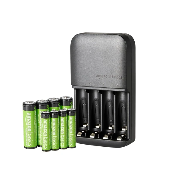 Amazon Basics Rechargeable AA Batteries NiMH  x4   awhd ca b0cls1dvxr 1