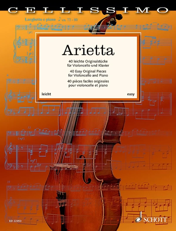 Arietta   40 Easy Original Pieces for Cello and Pi awhd ca 3795744504 1_thumb