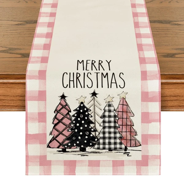 Artoid Mode Watercolor Pink Buffalo Plaid Christma awhd ca b0c9dmczc6 1