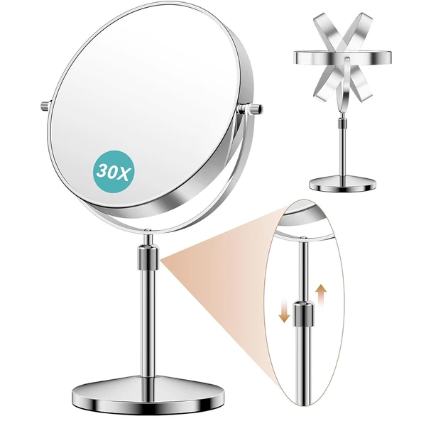 Auxmir 1X 30X Magnifying Makeup Mirror with Stand  awhd ca b0fcfbfvp2 1
