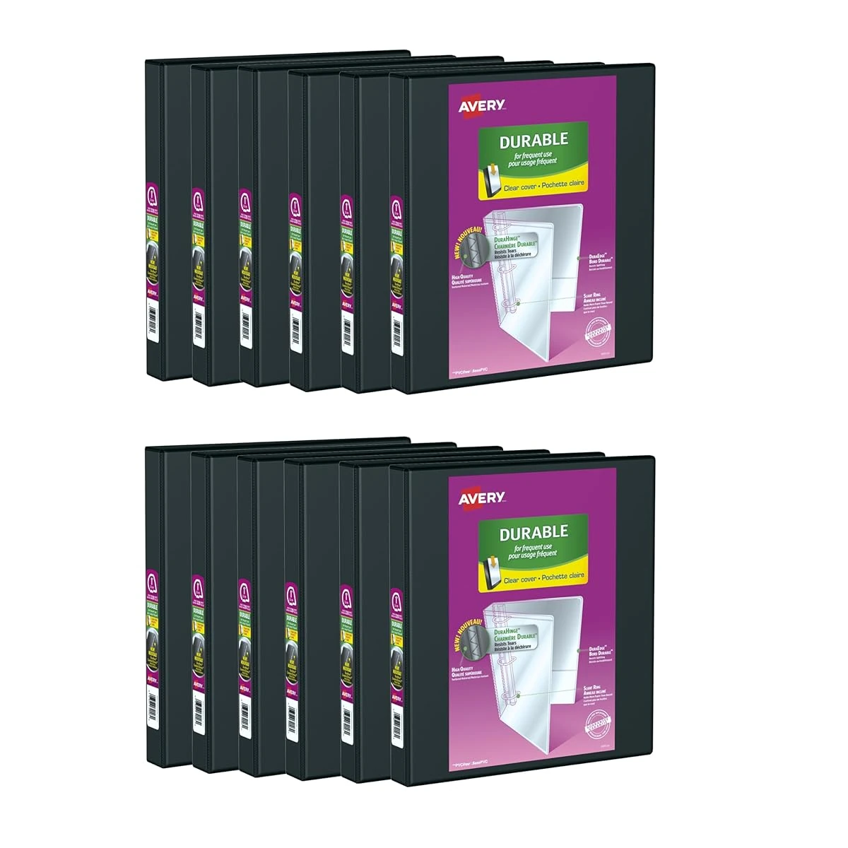 Avery Durable View Binder  1  Slant Rings  220 She awhd ca b0cnkyb7xp 1