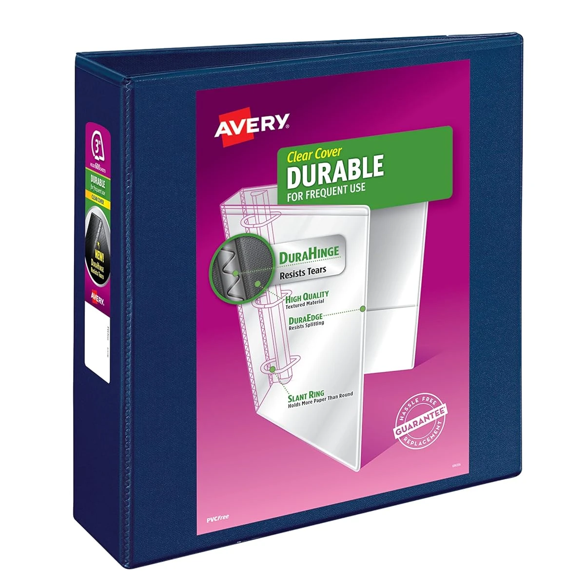 Avery Durable View Binder  3  Slant Rings  600 She awhd ca b0007m0dfi 1