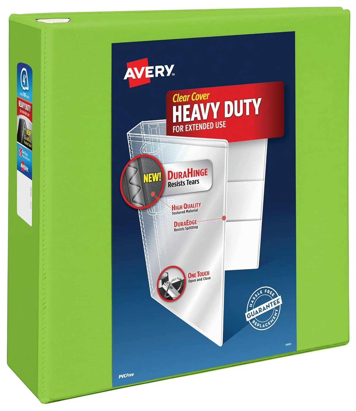 Avery Heavy Duty View Binder with 4  One Touch EZD awhd ca b018246prw 1