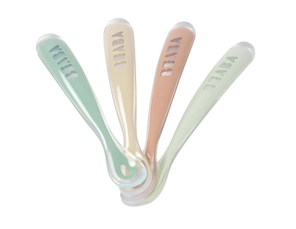 BEABA Baby s First Foods Spoon Set  Original Silic awhd ca b0brbpxtjd 1