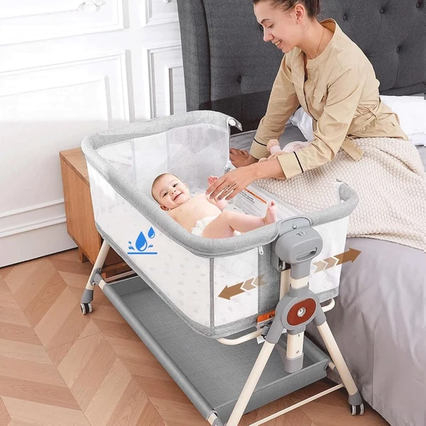 Baby Bassinet  Rocking Bassinet with Waterproof Sh awhd ca b0dpfgq1k3 1