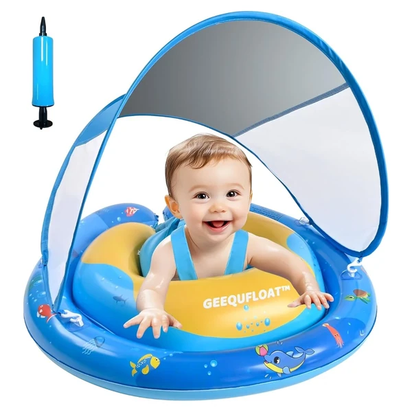 Baby Pool Float for 6 36 Months Extra Wide Infant  awhd ca b0dtg94lx9 1