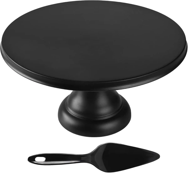 Bamboo Fiber Cake Stand with Spatula  9 84 Inch Ro awhd ca b0d59nczfg 1