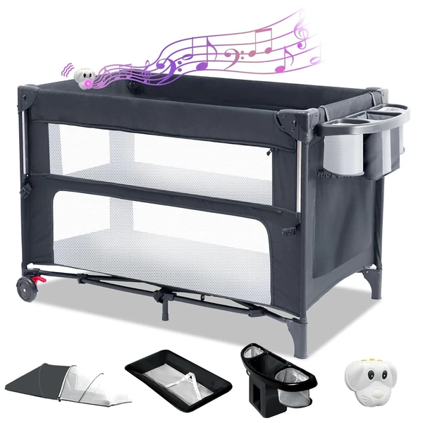 Bedside Crib 5 in 1 Baby Bassinet Bedside Sleeper  awhd ca b0dlwh5j32 1