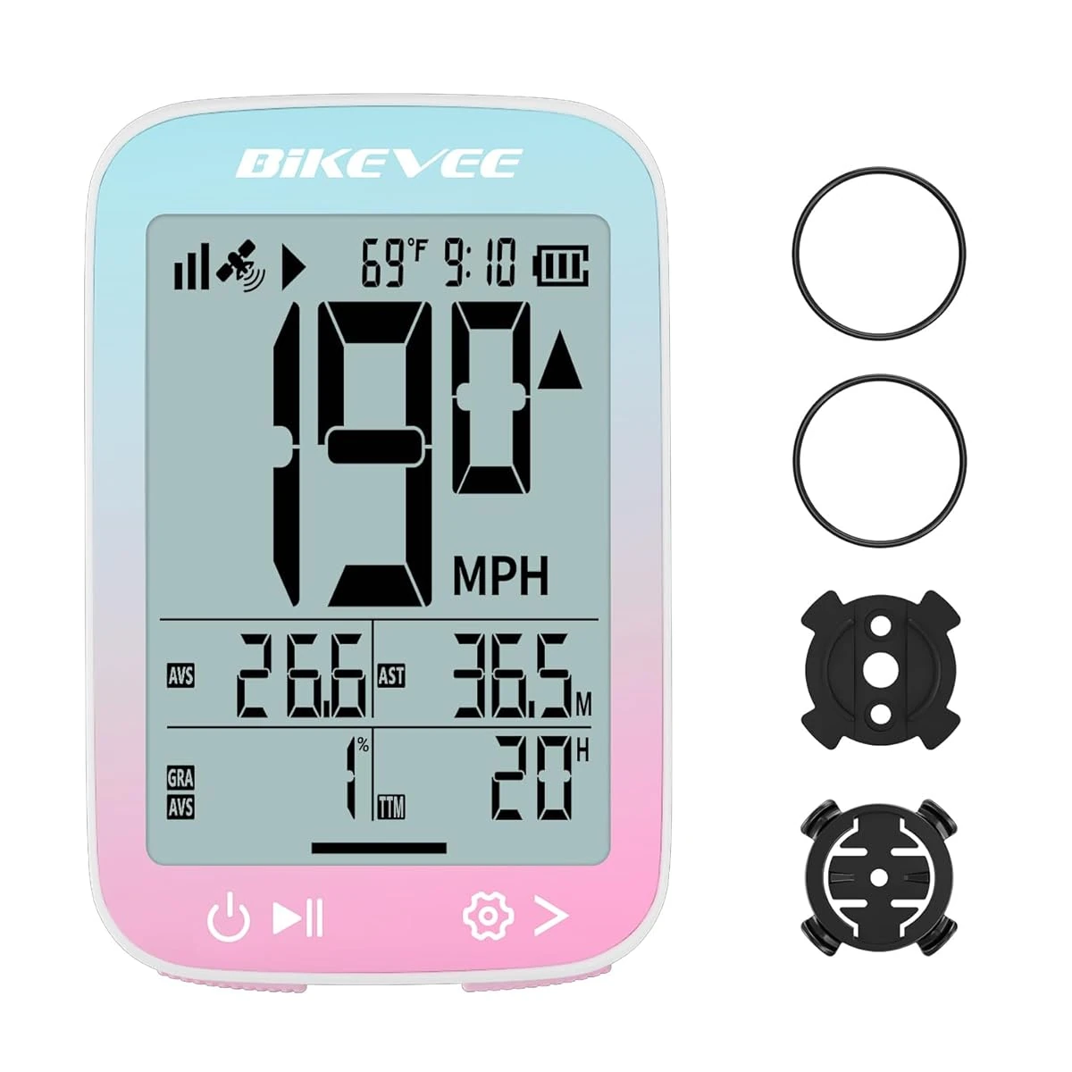 Bikevee Bike Speedometer GPS Cycling Computer with awhd ca b0fh1l7bcl 1