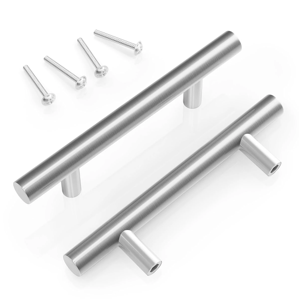 Brushed Nickel Drawer Pulls 15 Pack 5 Inch Stain awhd ca b0dglhxmjq 1