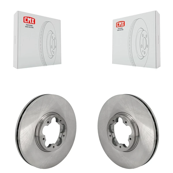 CMX Front Disc Brake Rotors Pair Replacement For F awhd ca b0dj9p15z8 1