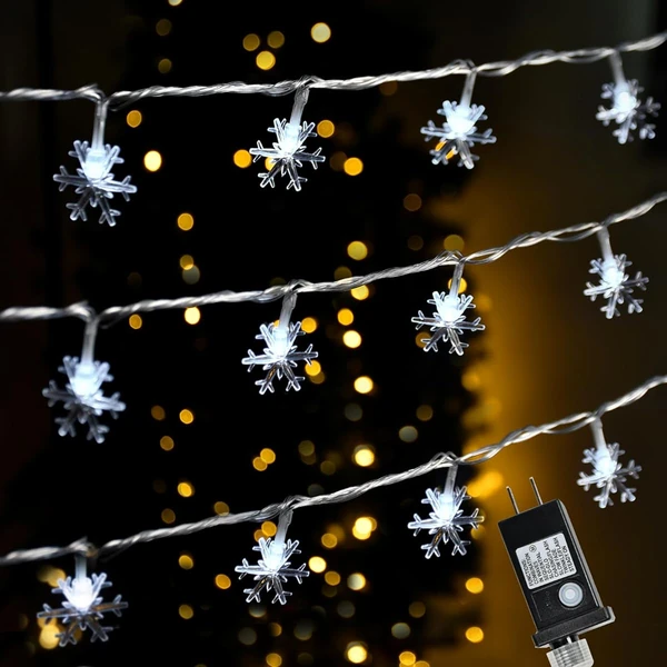 Christmas Decor 32 8 FT 100 LED Lights 8 Mode Chri awhd ca b0fhjtcjl8 1