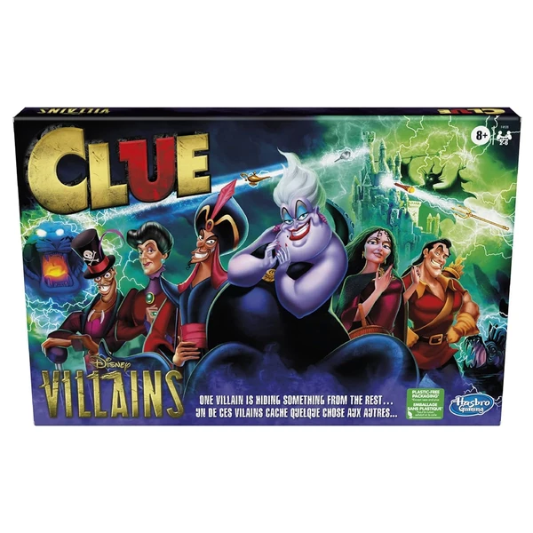 Clue  Disney Villains Edition Game  Board Game for awhd ca b09d433kx2 1