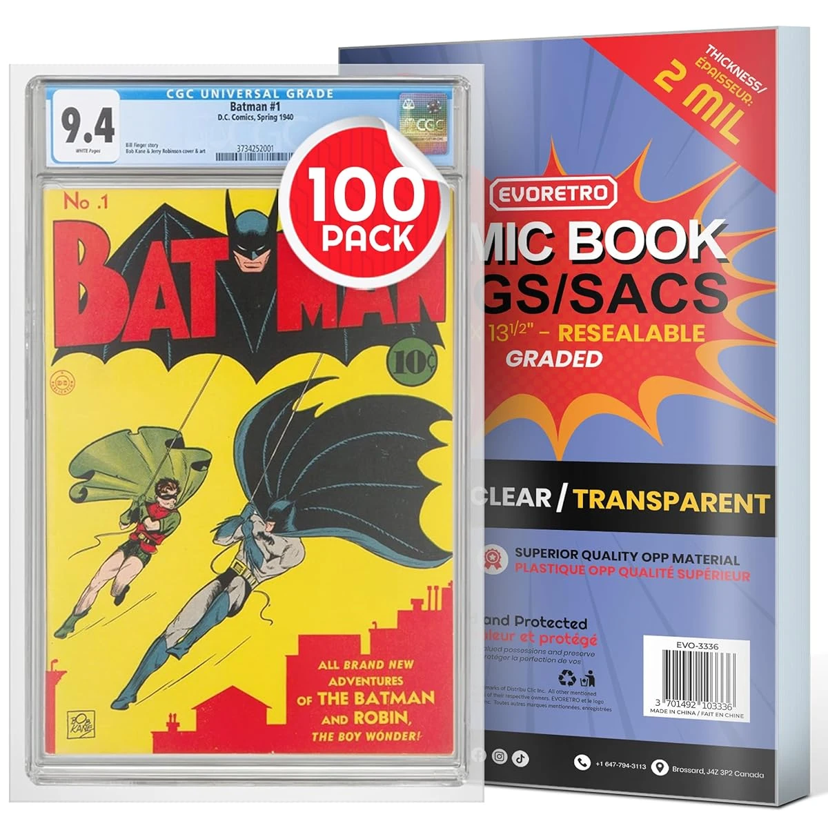 Comic Book Resealable Bags Graded Size Clear OPP awhd ca b0cdpj8975 1