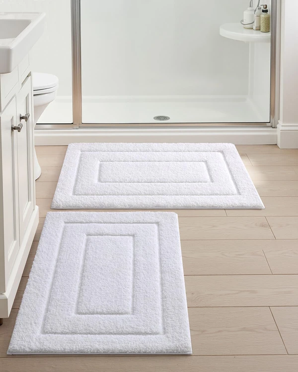 DEXI Bath Mat Set of 2 Piece 16x24 Soft Absorbent  awhd ca b0f1fcrsgl 1