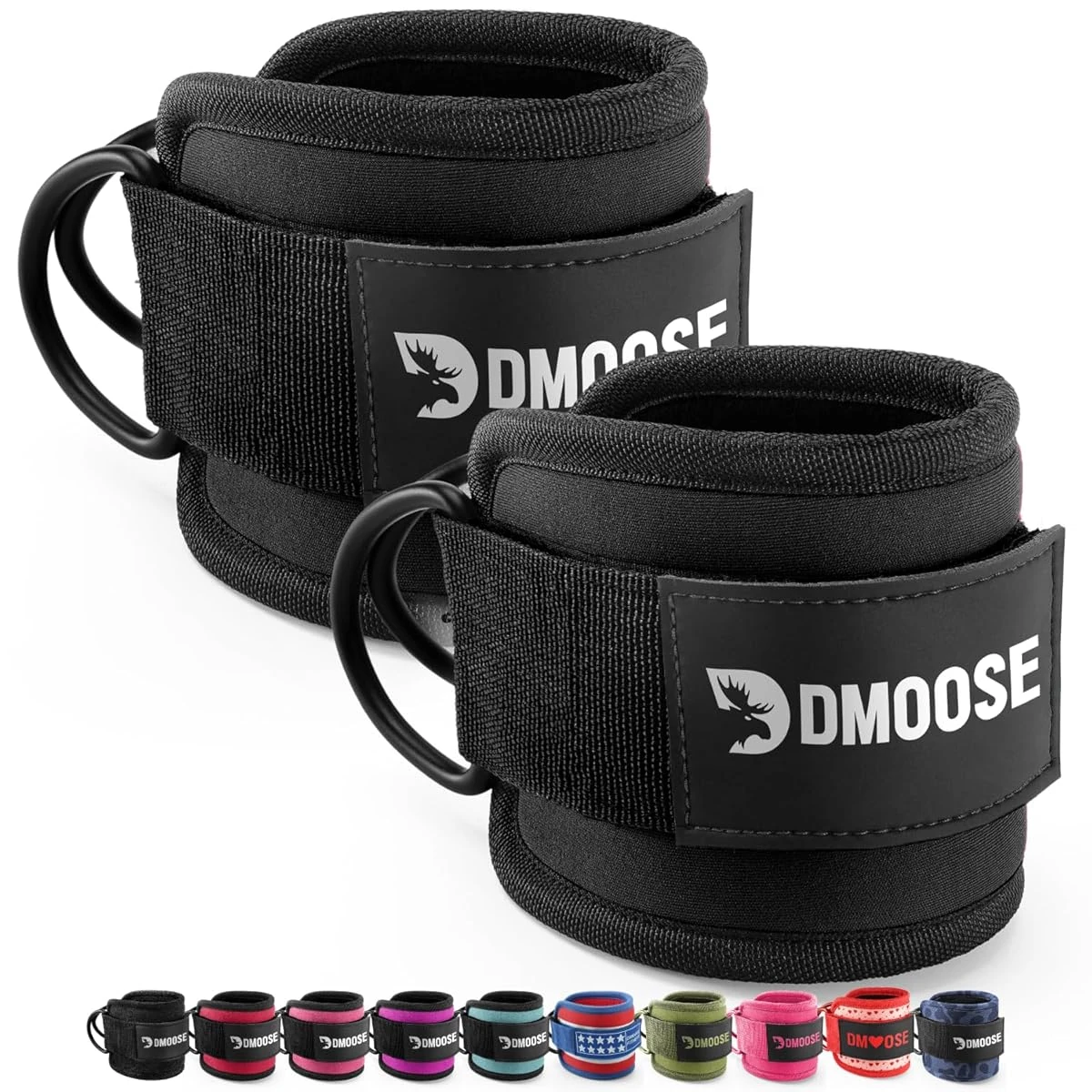 DMoose Ankle Straps for Cable Machines for Kickbac awhd ca b01iq85qym 1