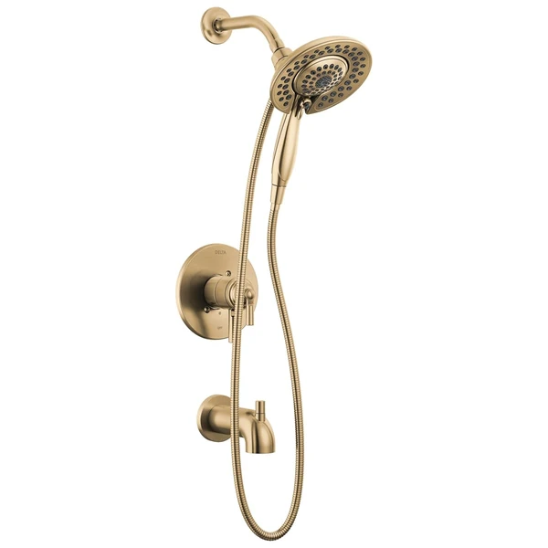 Delta Faucet Saylor 17 Series Gold Tub and Shower  awhd ca b0bh6fq5fv 1