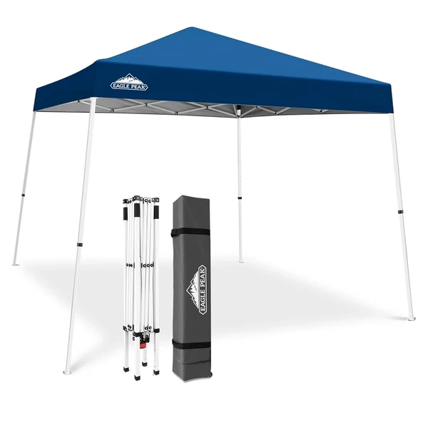 EAGLE PEAK 10x10 Slant Leg Pop up Canopy Tent Easy awhd ca b08qf37sr4 1