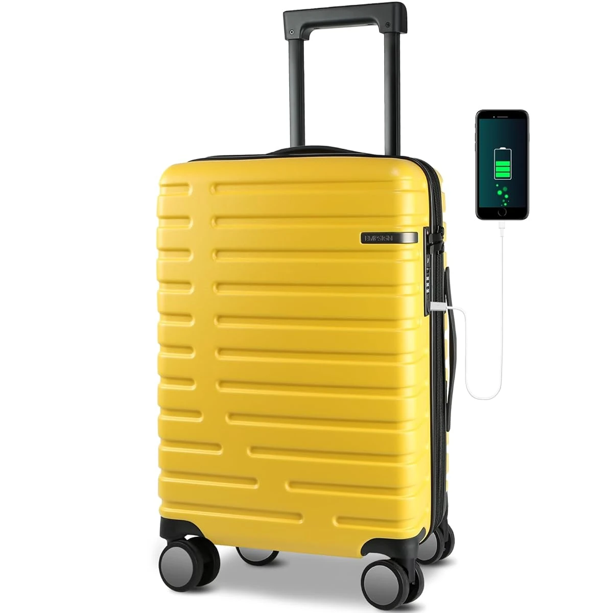 EMPSIGN Carry On Luggage with Spinner Wheels Hard awhd ca b0cscrq4j9 1
