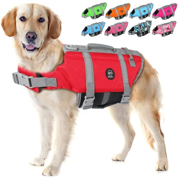 EMUST Dog Life Preserver  Dog Life Vests for Swimm awhd ca b0bs11z271 1