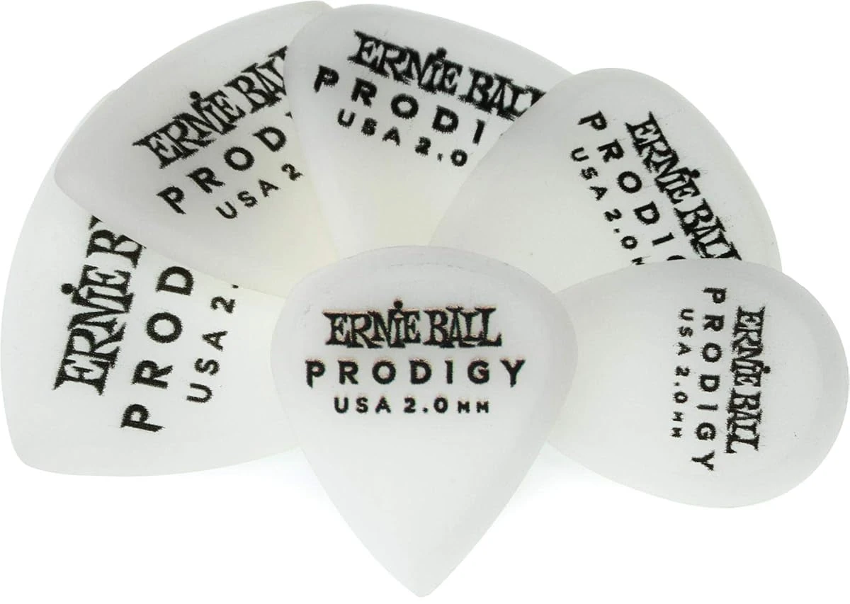 Ernie Ball Prodigy Guitar Picks  Multipack  White  awhd ca b07qcwh14q 1