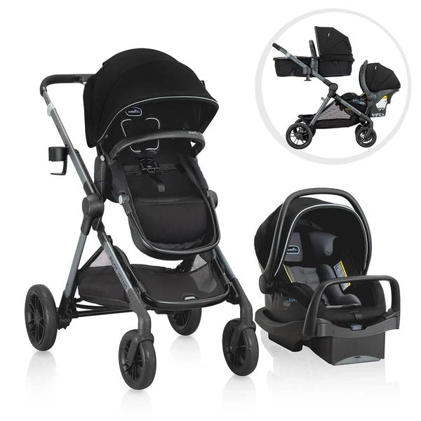 Evenflo Pivot Xpand Modular Travel System with Lit awhd ca b083996wlm 1