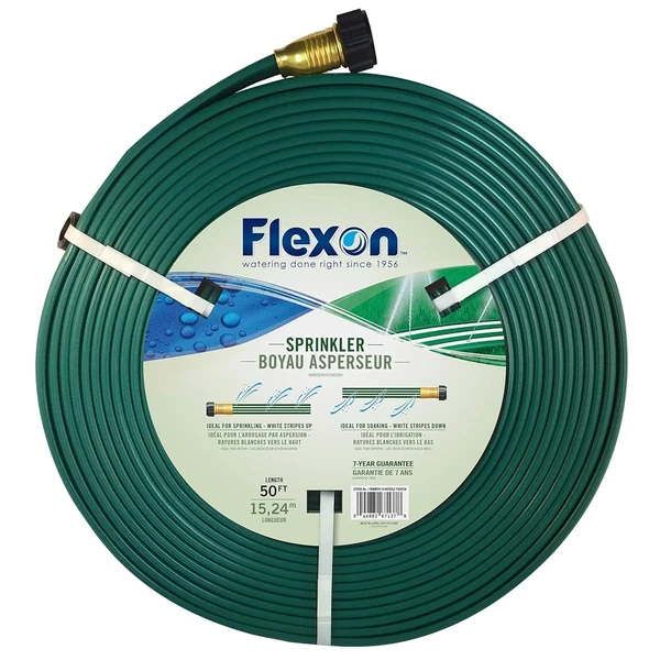 Flexon 50 Foot Three Tube Sprinkler Hose FS50 awhd ca b0016ajc5w 1