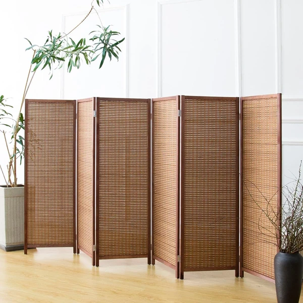 Furnnylane 6 Panel Short Folding Room Divider Scre awhd ca b0f1sg8rt7 1