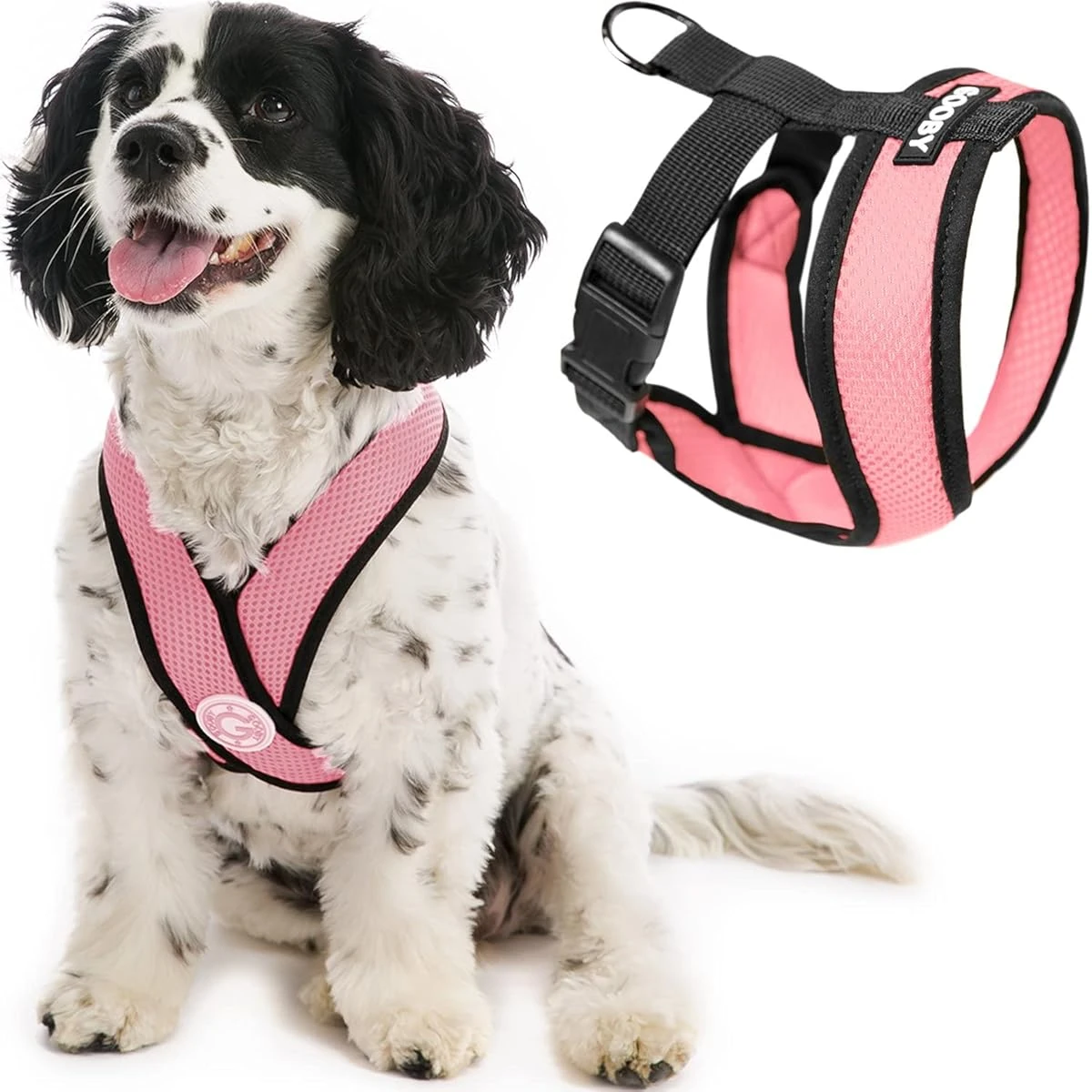 Gooby Comfort X Head in Harness   Pink  Medium   N awhd ca b00f9qe1og 1