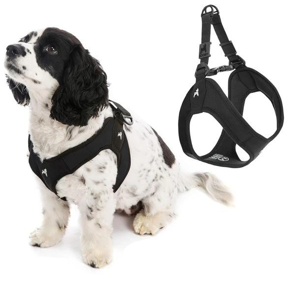 Gooby Escape Free Easy Fit Harness   Black  Medium awhd ca b0c4156251 1