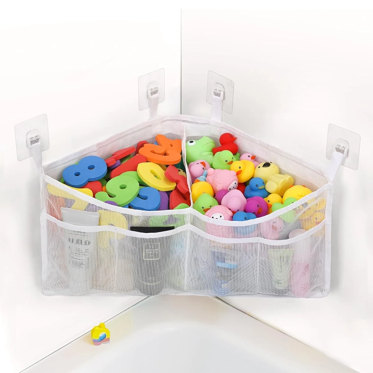 Goowin Bath Toy Organizer Triangle Corner Bath To awhd ca b0df21gq6p 1