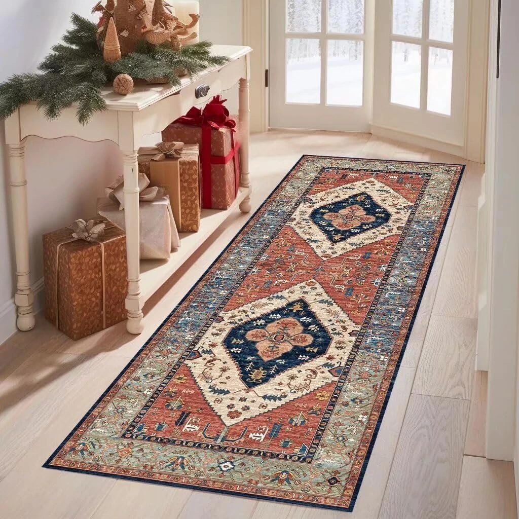 Grosrues Hallway Runner Rug 2 x8    Washable Non S awhd ca b0cmp5mcj7 1